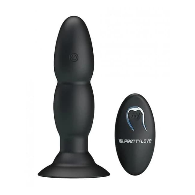 Pretty Love Remote Control Beaded Plug 4 Function Black, image 1