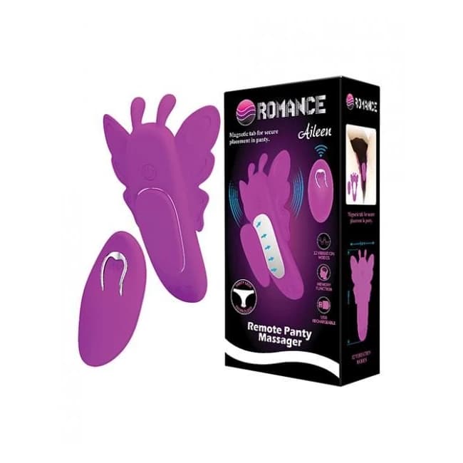 Pretty Love Romance Aileen Magnetic Butterfly Panty Vibe - Fuchsia, image 1