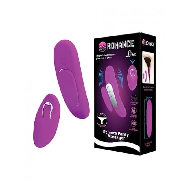Pretty Love Romance Lisa Magnetic Panty Vibe - Fuchsia, image 1