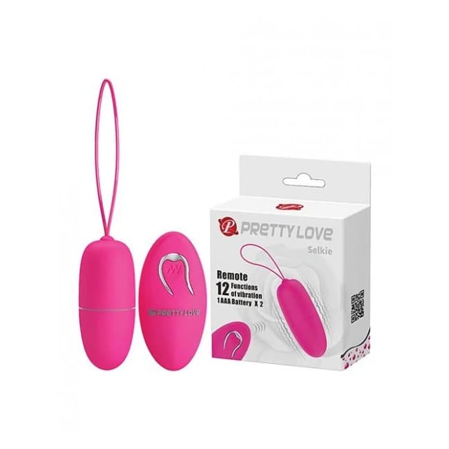 Pretty Love Selkie Battery Powered Egg - Fuchsia, image 1