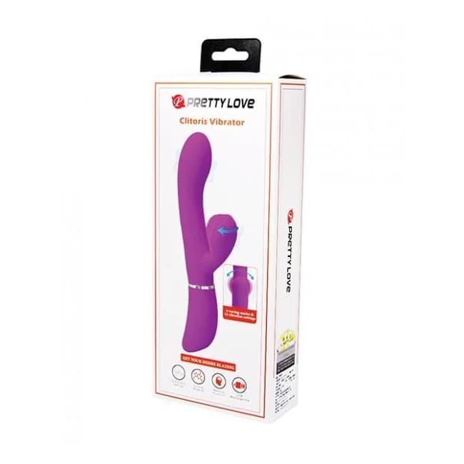 Pretty Love Side to Side Moving Rabbit - Fuchsia, image 1