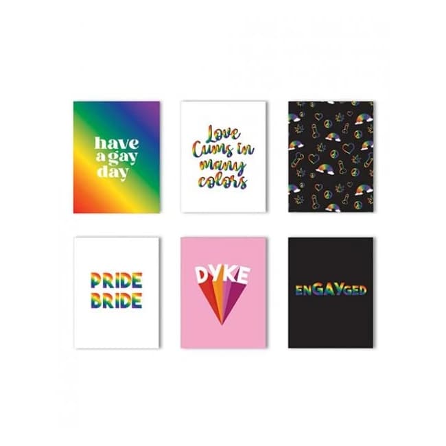 Pride Pack Naughty Greeting Card - Variety Pack of 6, image 1