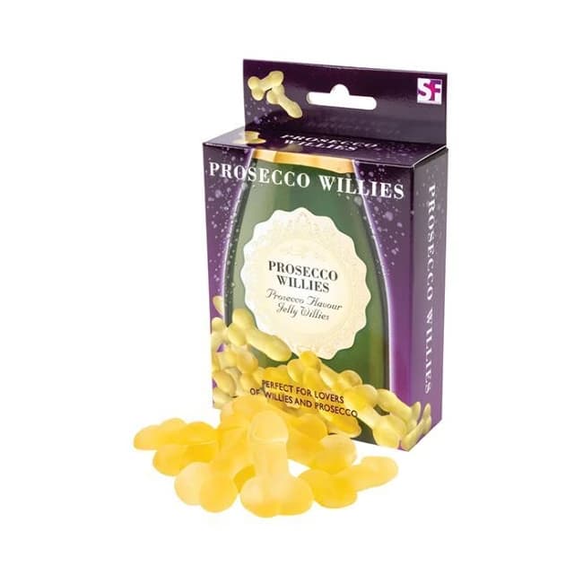 Prosecco Willies Penis Shaped Gummies Champagne Flavor - Image 1 Prosecco Willies Penis Shaped Gummies Champagne Flavor - Image 1