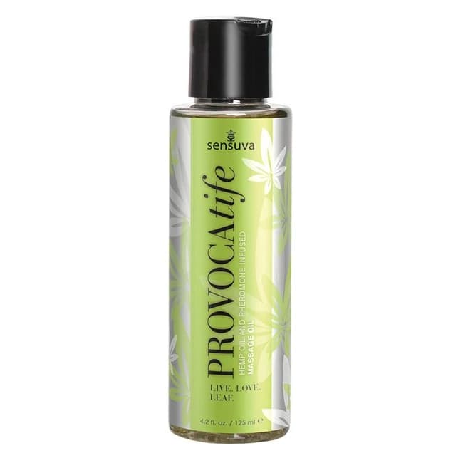 Provocatife Cannabis Oil & Pheromone Infused Massage Oil 4.2 Oz - Image 1 Provocatife Cannabis Oil & Pheromone Infused Massage Oil 4.2 Oz - Image 1