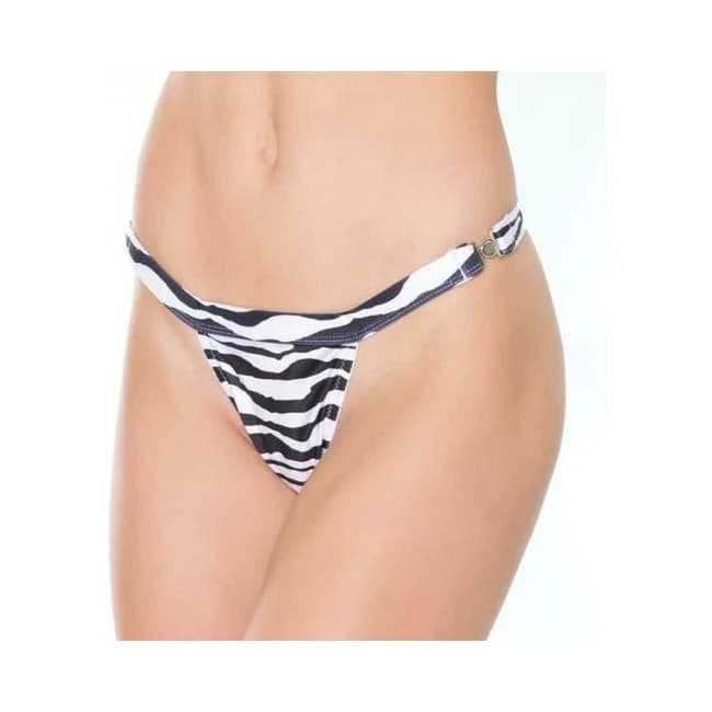 Quick-Release Thong Zebra Pattern Hanging, image 1