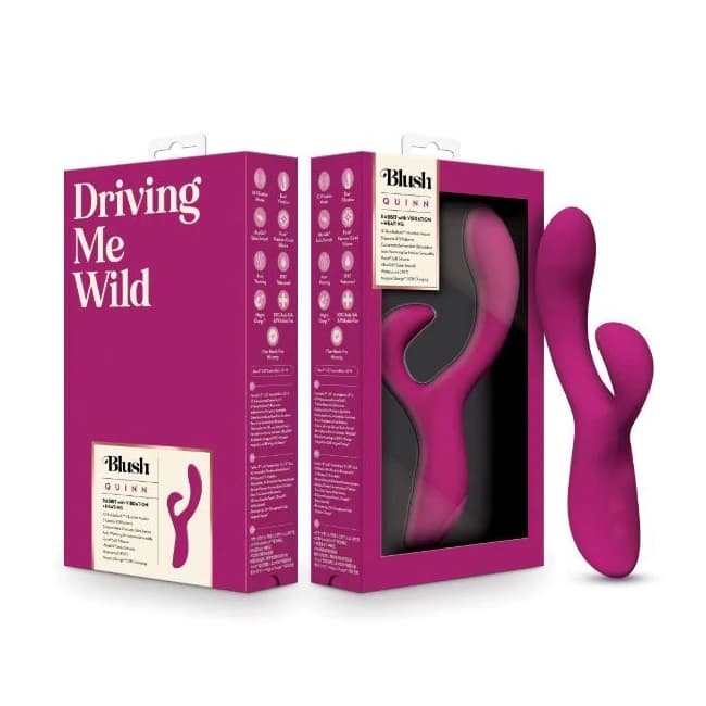 Quinn Rabbit Vibrator Burgundy - Image 1