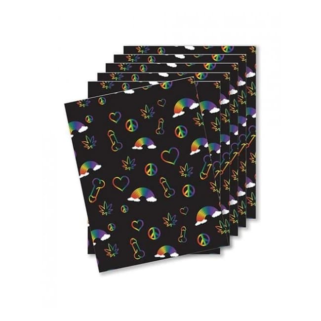 Rainbow Penis Naughty Greeting Card - Pack of 6, image 1