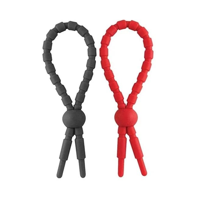 Ram Ultra Clinchers Cock Ties 2 Pack Red, Black, image 1