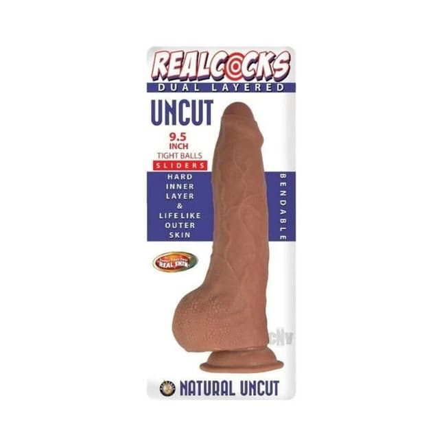 Realcocks Dual Layered Uncut Slider Tight Balls 9.5 In. Light, image 1