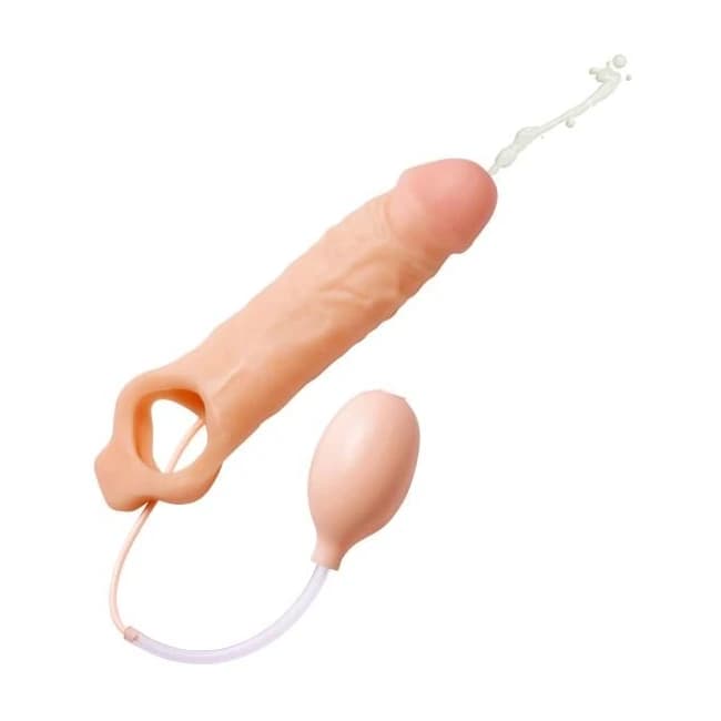 Realistic Ejaculating Penis Enlargement Sheath, image 1
