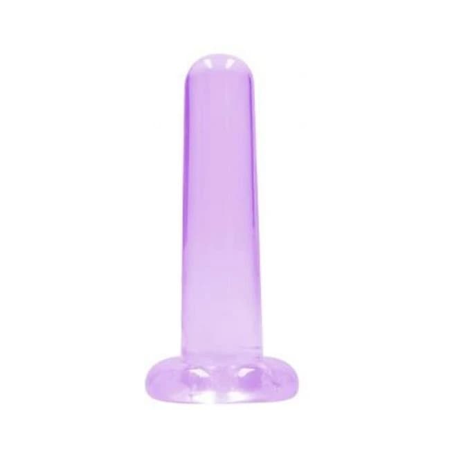 Realrock Crystal Clear Non-Realistic Dildo with Suction Cup, image 1