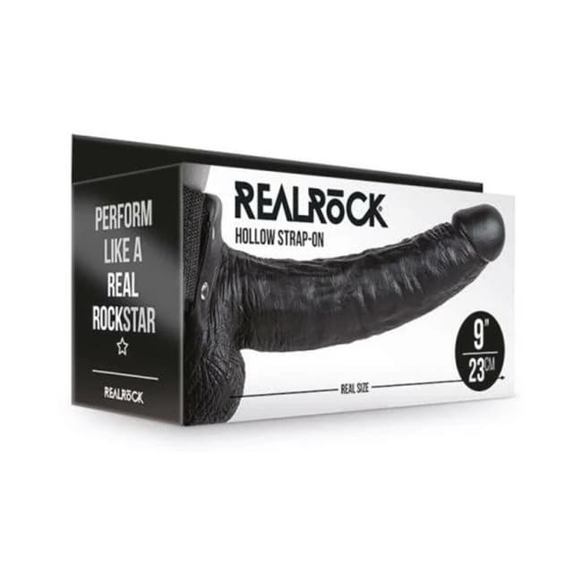 Realrock Hollow Strap-on with Balls, image 1