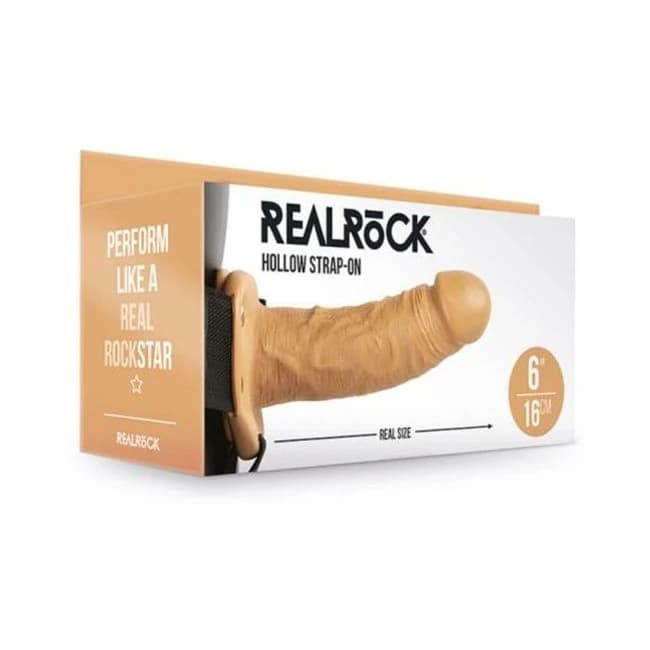 Realrock Hollow Strap-on Without Balls, image 1
