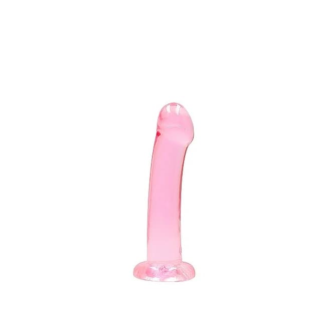 REALROCK NON REALISTIC DILDO W SUCTION CUP 6.7IN PINK - Image 1