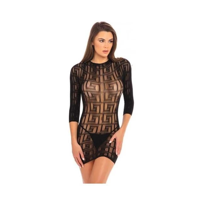 Rene Rofe Exotic Geometry Mini Dress, image 1