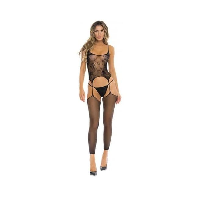 Rene Rofe on All Night Bodystocking w/ G-string Black O/S, image 1