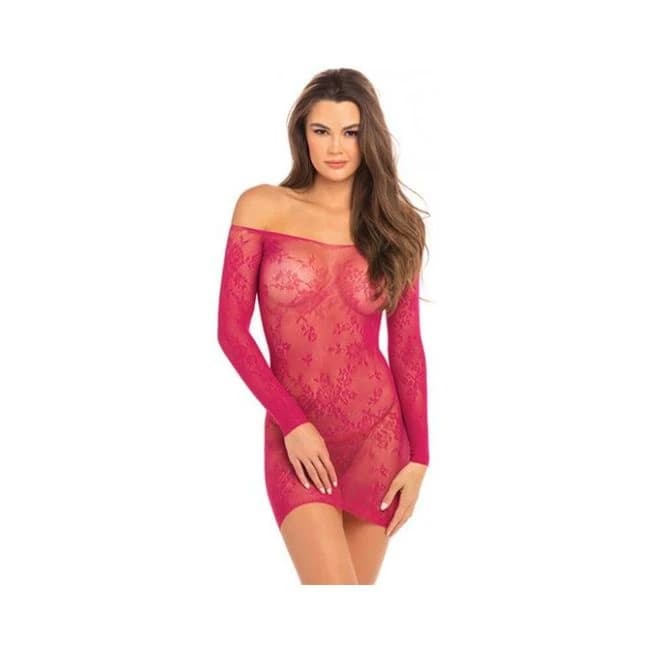Rene Rofe Open Season Off Shoulder Dress Sangria, image 1