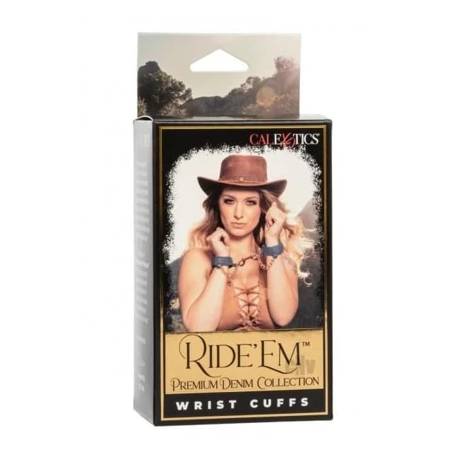 Ride Em Premium Denim Coll Wrist Cuffs - Image 1 Ride Em Premium Denim Coll Wrist Cuffs - Image 1