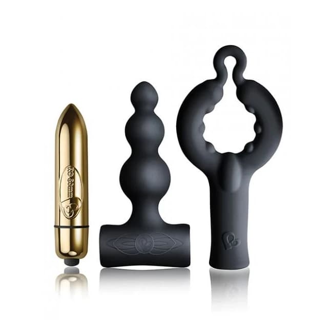 Rocks Off Dark Desires Be Mine Kit Black Champagne Gold, image 1