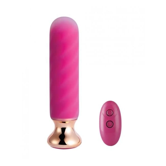 Rose Twister Hands-Free Remote Vibrating Anal Plug, image 1