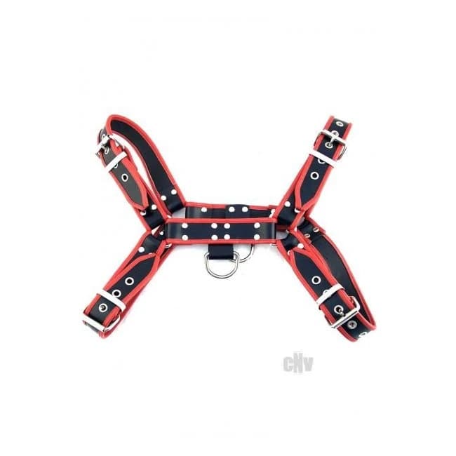 Rouge Over the Head Front Harness Medium Black/red, image 1