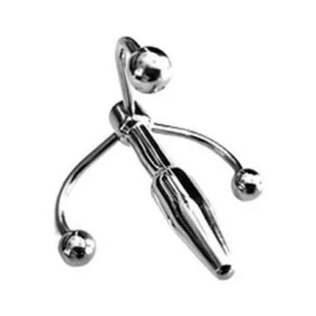 Rouge Stainless Steel Crown Penis Plug in Clamshell, image 1