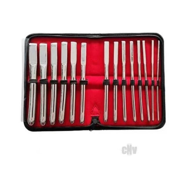 Rouge Stainless Steel Uterine Hegar Set 14 Pieces in Case, image 1