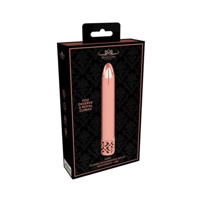 Royal Gems - Shiny - Abs Rechargeable Bullet - Rose, image 1