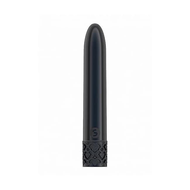 ROYAL GEMS SHINY POWERFUL VIBE RECHARGEABLE GUNMETAL - Image 1