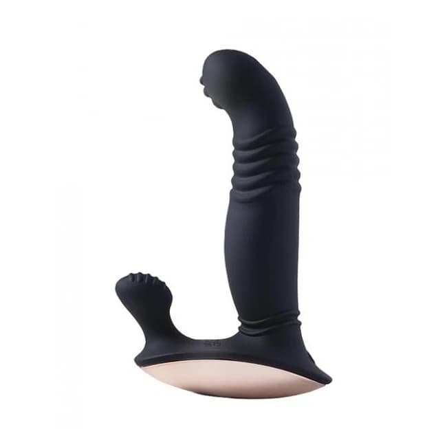 Royal Thrusting Vibrating Prostate & Perineum Massager - Black, image 1
