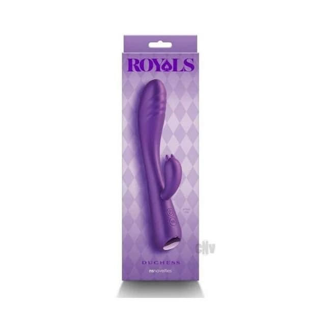 Royals Duchess Rabbit Vibrator Metallic Purple, image 1