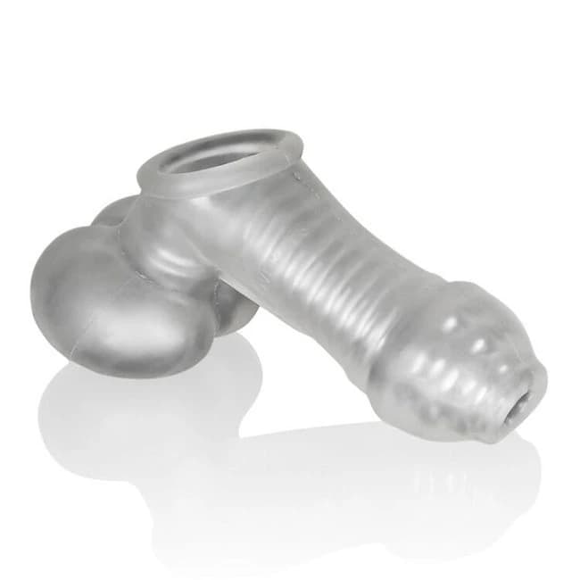 Sackjack Wearable Jackoff Sheath Clear Frost, image 1