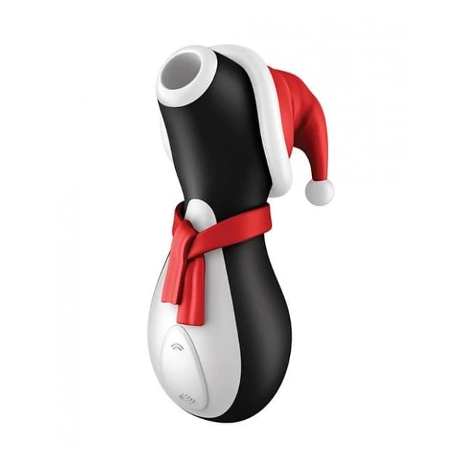 Satisfyer Penguin Holiday Edition - Black/white/red, image 1