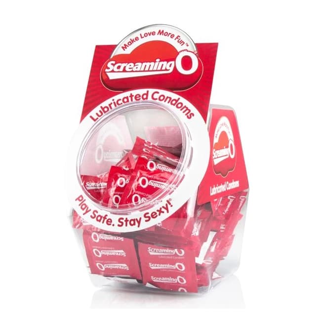 Screaming O Condom Bowl 144pcs - Image 1 Screaming O Condom Bowl 144pcs - Image 1