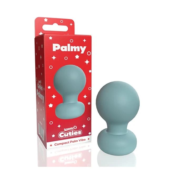 Screaming O Cuties Palmy Palm Vibrator - Powder Blue - Image 1 Screaming O Cuties Palmy Palm Vibrator - Powder Blue - Image 1