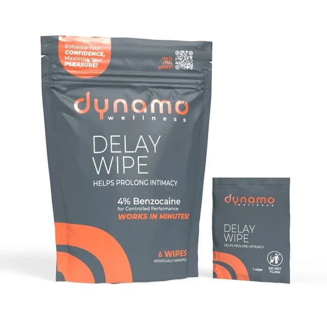 SCREAMING O DYNAMO WELLNESS DELAY WIPE 6 PACK - Image 1