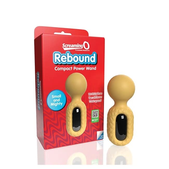 Screaming O Rebound Compact Power Wand - Bumblebee Yellow - Image 1 Screaming O Rebound Compact Power Wand - Bumblebee Yellow - Image 1