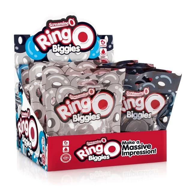 Screaming O Ring O Biggies 18 Count P.o.p. Box Display Assorted, image 1
