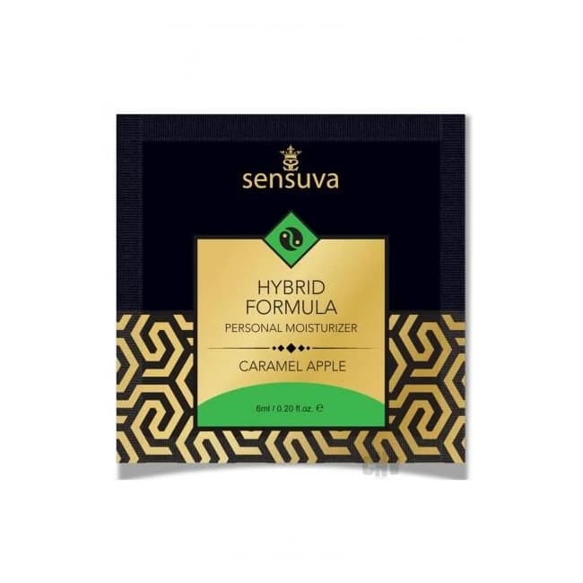 Sensuva Hybrid Moisturizer Single Use Packet Caramel Apple .20oz, image 1