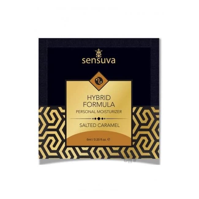 Sensuva Hybrid Personal Moisturizer Single Use Packet Salted Caramel .20oz, image 1