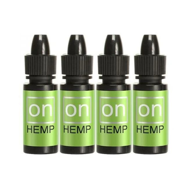 Sensuva Pack of 4 on Hemp Arousal Oil 5 ml Large Boxes Plus Vl8tdon Arousal Oil and Gel 8 Piece Test, image 1