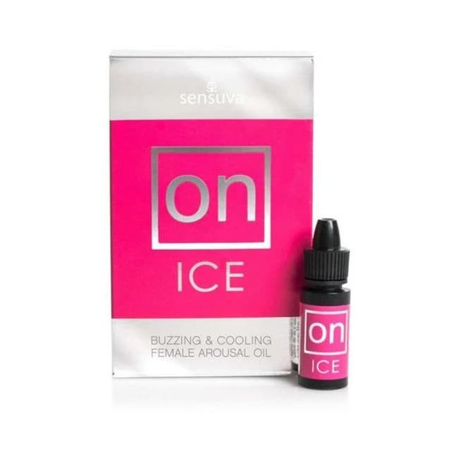 Sensuva Pack of 4 on Ice Arousal Oil 5 ml Large Boxes Plus Vl8tdon Arousal Oil and Gel 8-Piece Teste, image 1