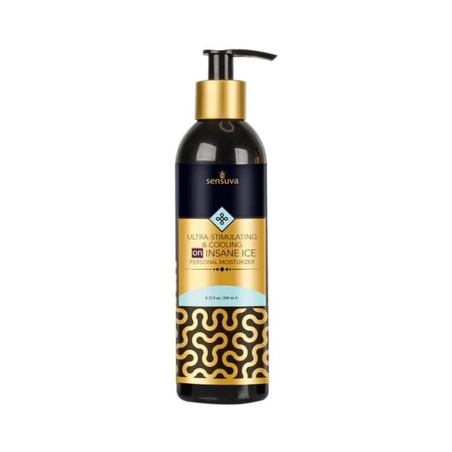 Sensuva Ultra-Stimulating on Insane Ice Personal Moisturizer 8 Fl. Oz. Bottle, image 1