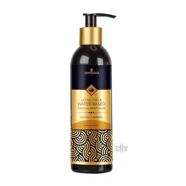 Sensuva Ultra Thick Water Based Moisturizer Salted Caramel 8.12oz, image 1