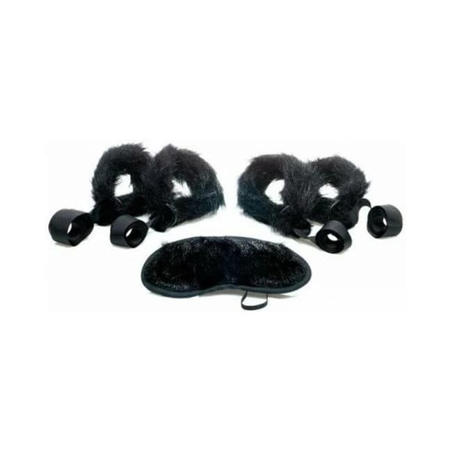 Sex Kitten Five Piece Faux Mink Fur Love Bond Kit, image 1