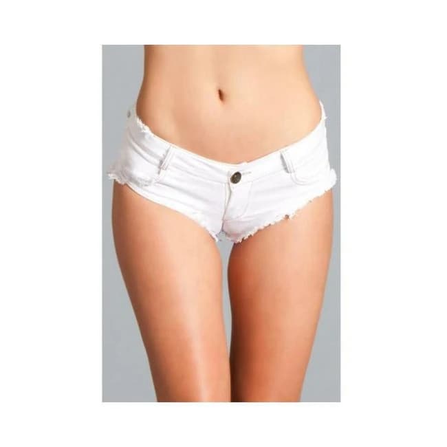 Sexy Cut Off Low Waist Booty Denim Shorts, image 1