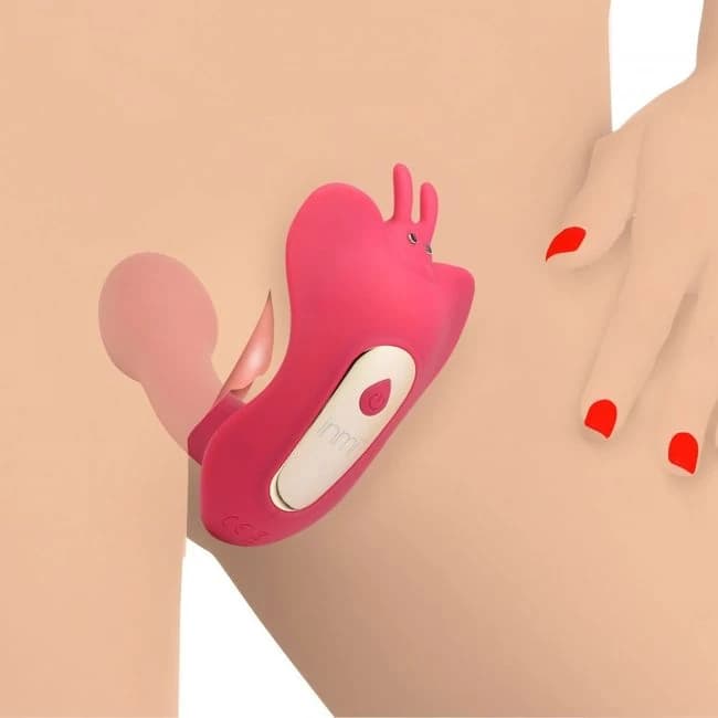 Shegasm Butterfly Tease 10x Clit Suction Stim W/ Remote, image 1