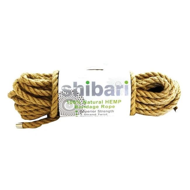 Shibari Natural Hemp Bondage Rope 10 Meters - Image 1 Shibari Natural Hemp Bondage Rope 10 Meters - Image 1