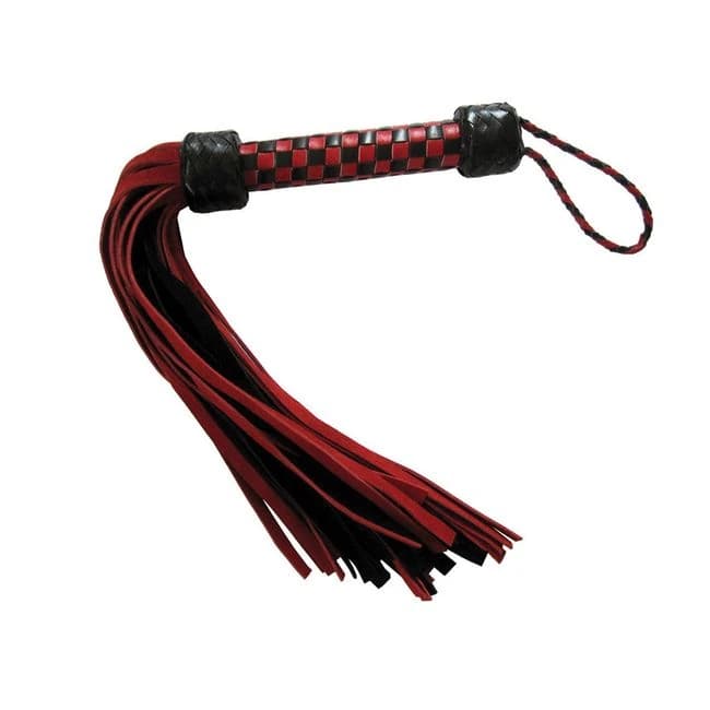 Short Suede Flogger - Black/black, image 1