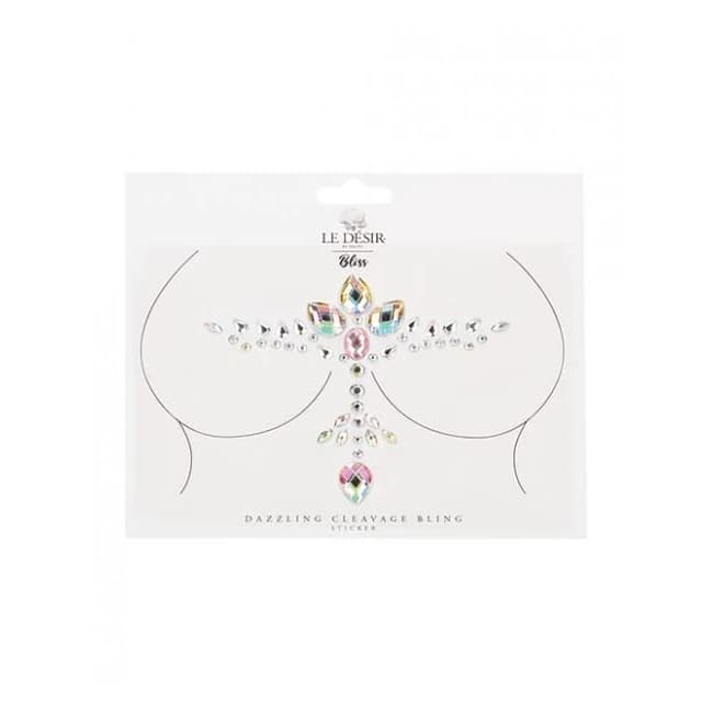Shots Bliss Dazzling Cleavage Bling Sticker O/S, image 1